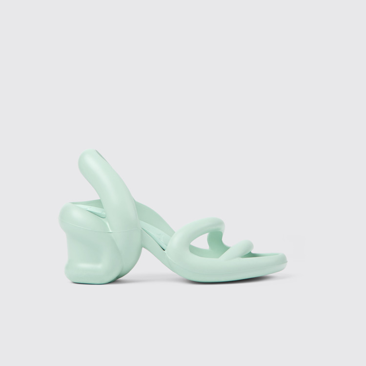 Side view of Kobarah Blue unisex Sandal