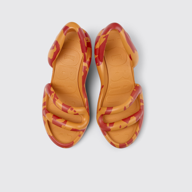 Overhead view of Kobarah Multicolored unisex Sandal