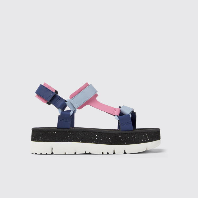 Oruga Up Sandalias de piel multicolores para mujer