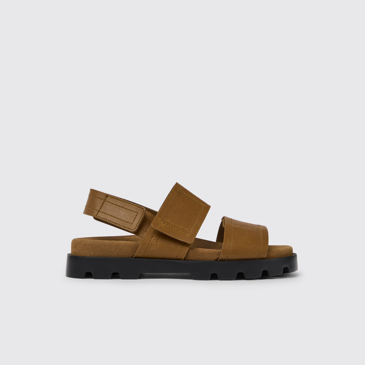 Brutus Sandal Sandalias de piel en color café para mujer