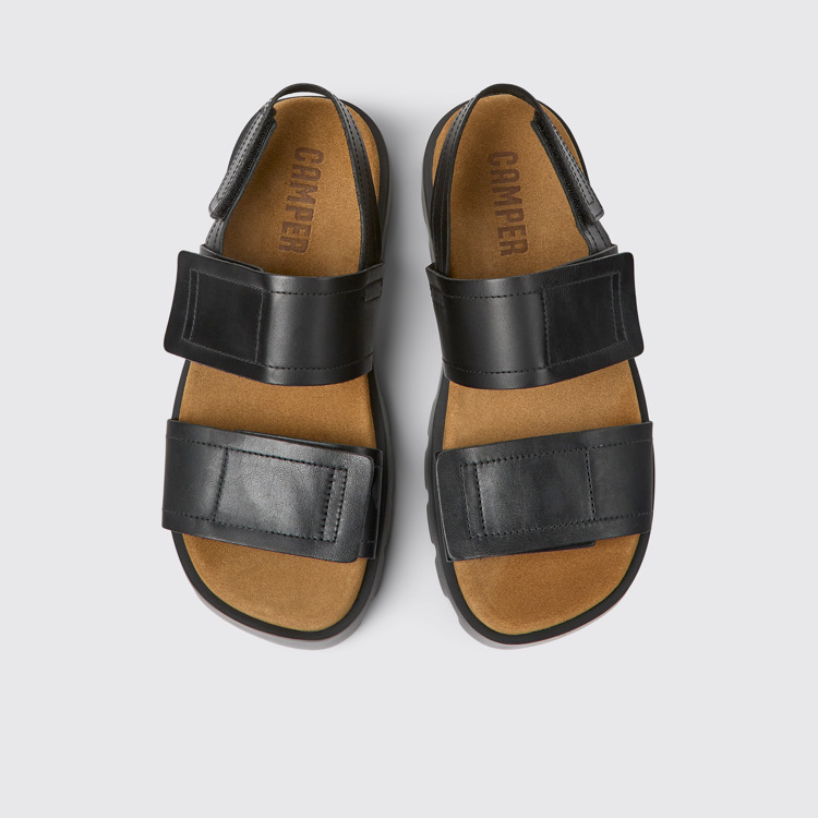 Brutus Sandal 여성 블랙 컬러 가죽 샌들 상품컷