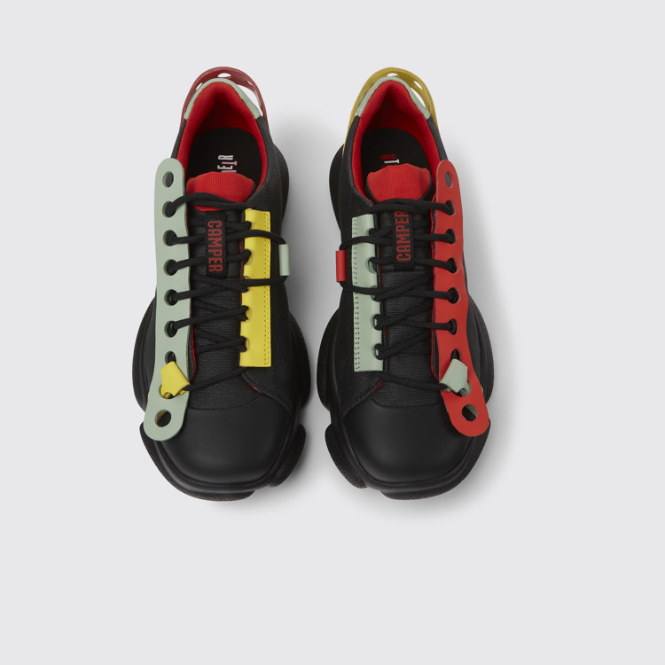 Overhead view of Twins Multicolored shoes for women