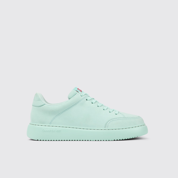 Side view of Runner K21 Blue Nubuck Sneaker for Women