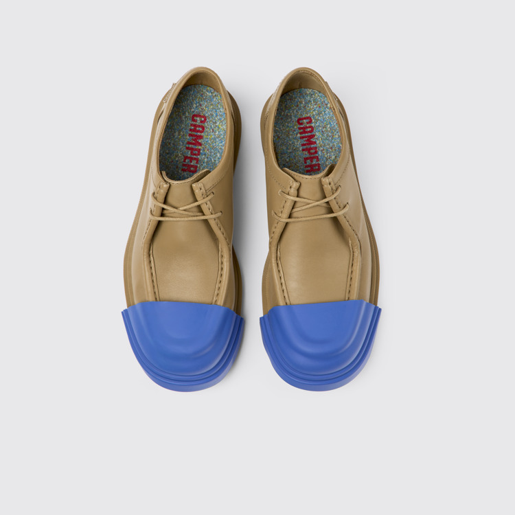 Junction Wallabee da donna in pelle marrone