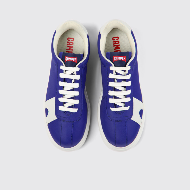 Runner K21 MIRUM® Baskets en MIRUM® bleu et blanc pour femme