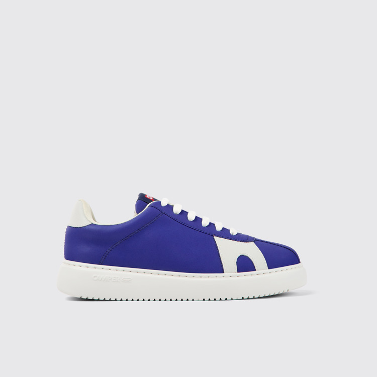 Side view of Runner K21 MIRUM® Blue and white MIRUM® sneakers for women