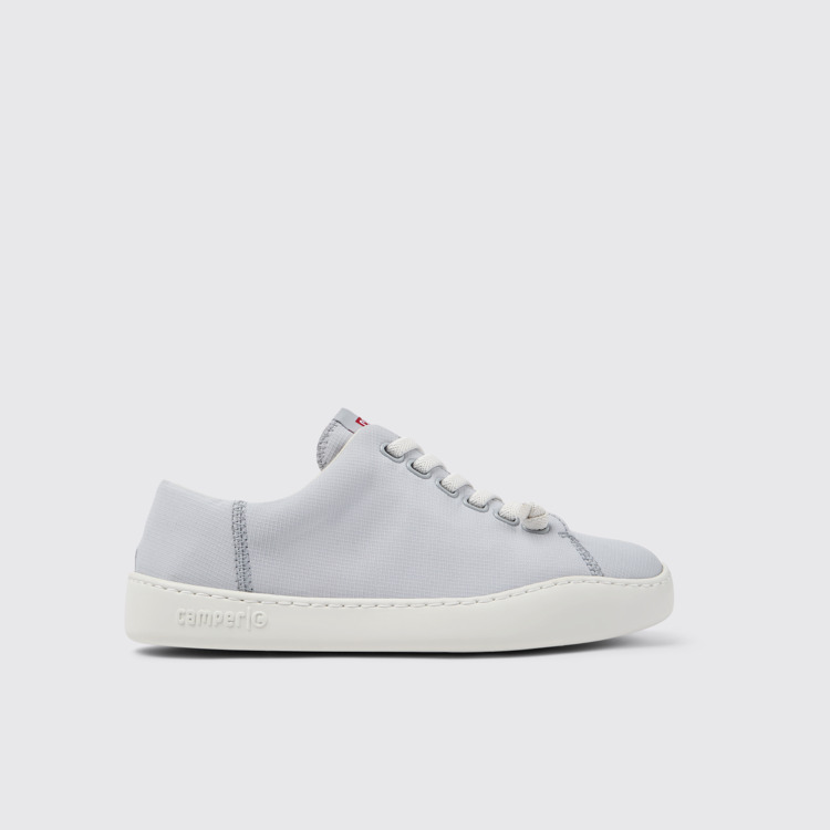 Side view of Peu Touring Gray Textile Sneaker for Women