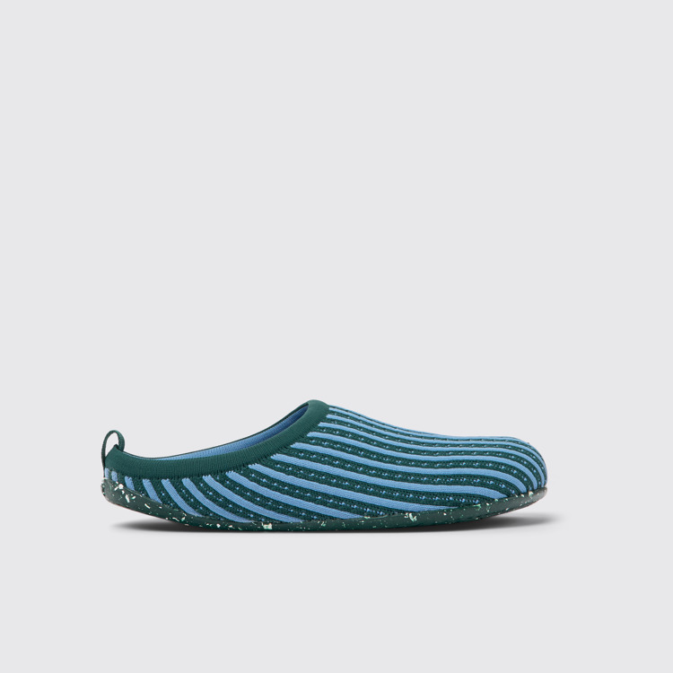 Side view of Wabi Multicolored slippers for women