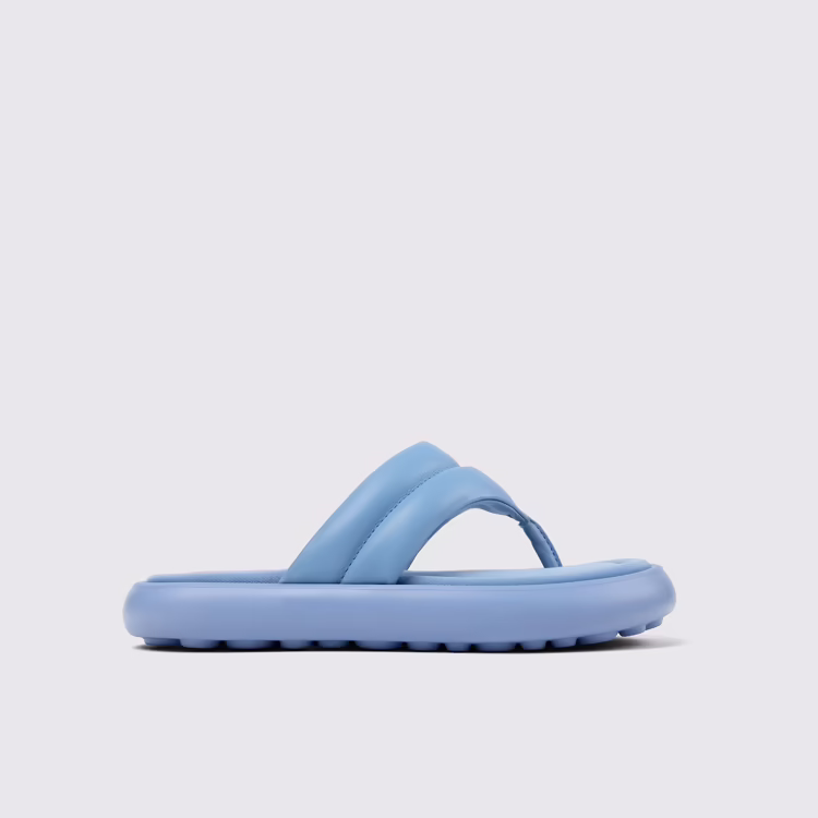 Pelotas Flota - K201607-002 - Blue Leather Flip-Flop for Women