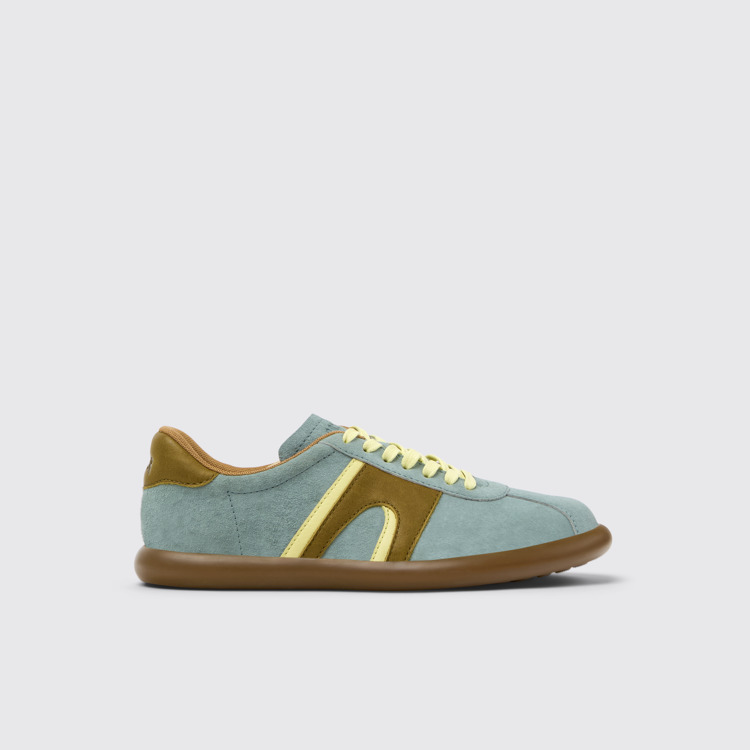 Side view of Pelotas Soller Multicolor Nubuck Sneakers for Women.