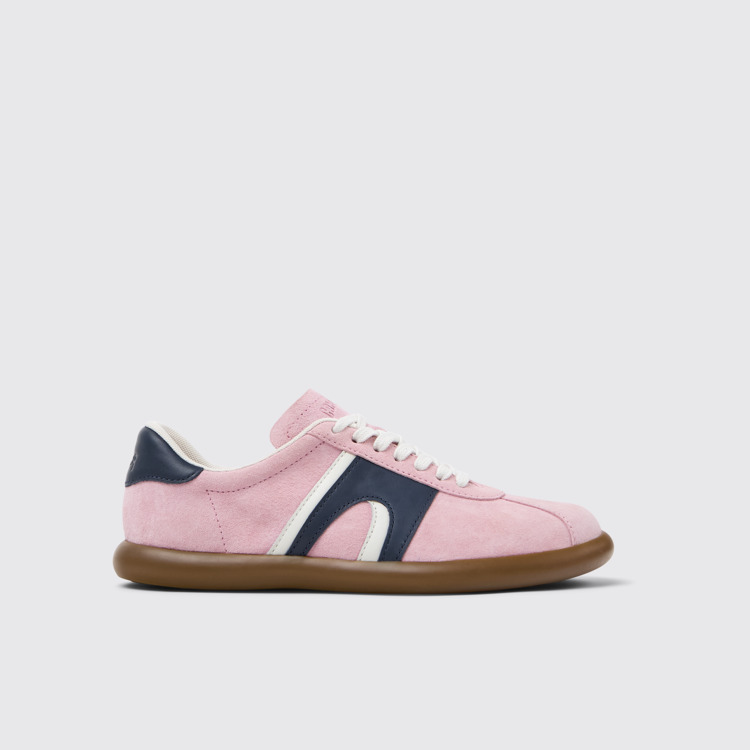 Side view of Pelotas Soller Multicolor Nubuck Sneakers for Women.