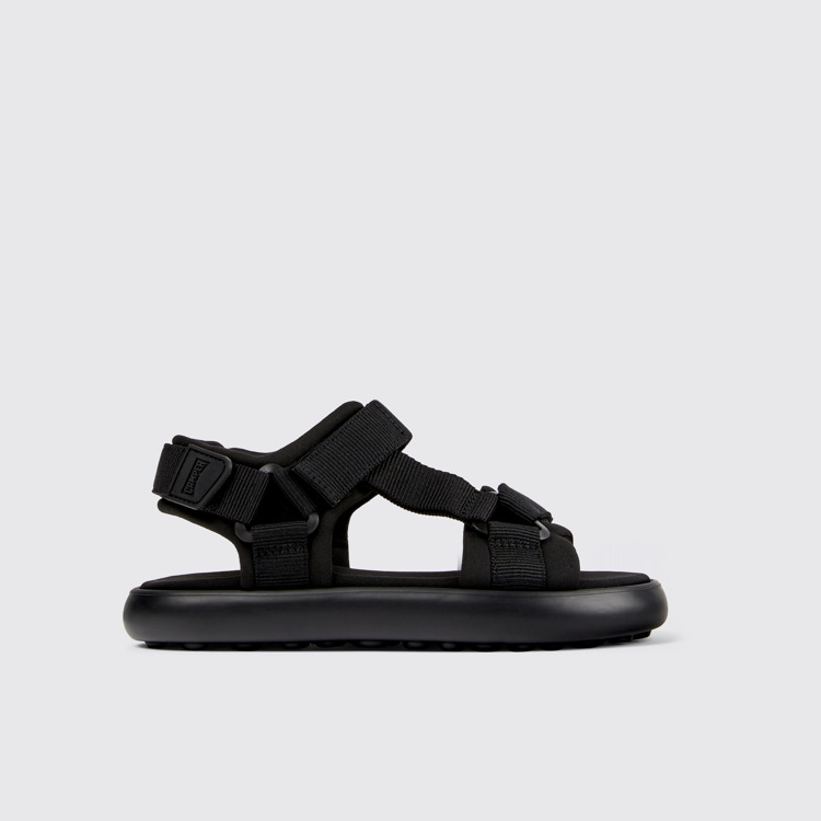 Pelotas Flota Schwarze Damensandalen aus Textil