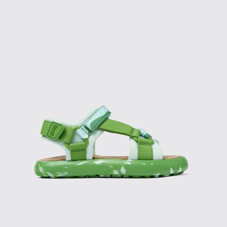 Side view of Pelotas Flota Multicolored Textile Sandal for Women