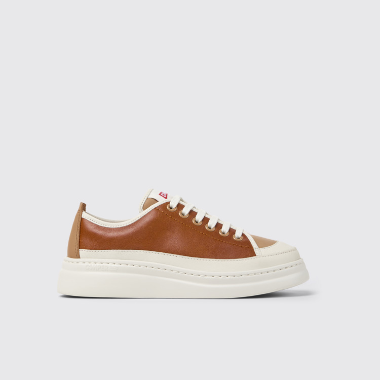 Side view of Twins Multicolor Leather Women's Sneaker.