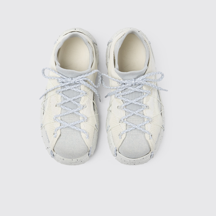 Overhead view of ROKU White Sneaker for Women