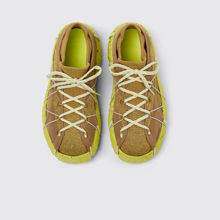 Overhead view of ROKU Brownish yellow Sneaker for Women