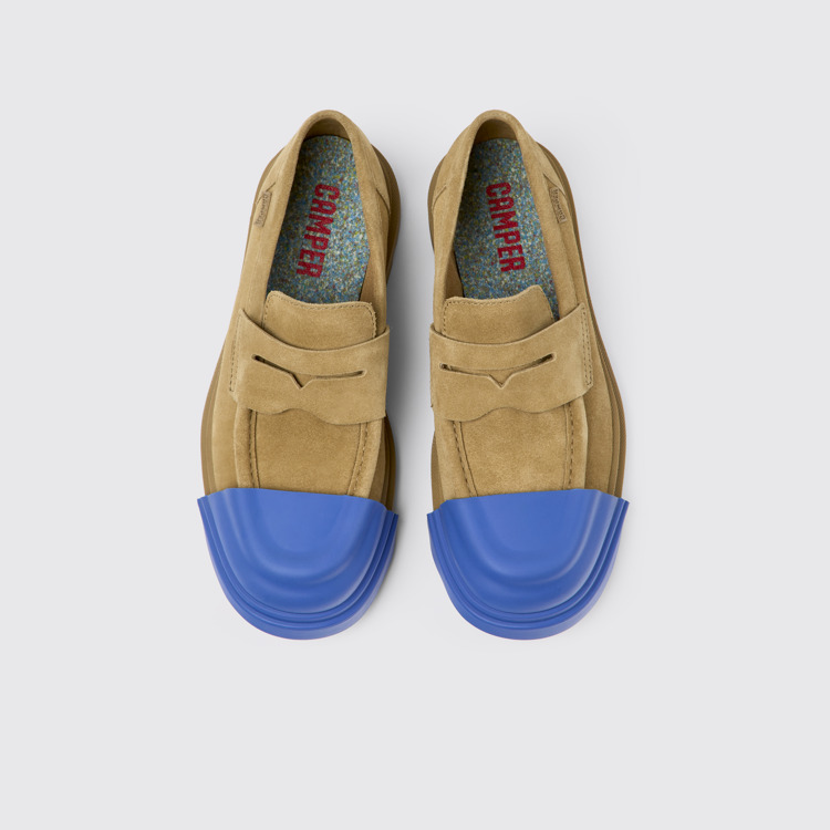 Junction Loafers em nobuck castanhos para mulher