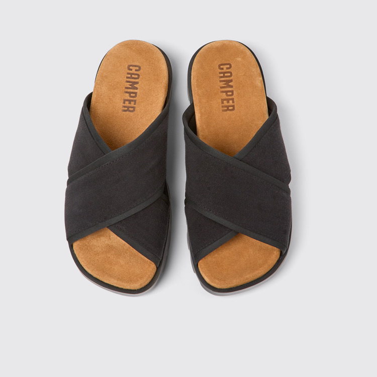 Brutus Sandal 여성 블랙 컬러 텍스타일 샌들 상품컷