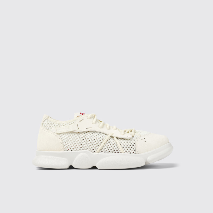 Side view of Karst White TENCEL™ & MIRIUM® Sneaker for Women