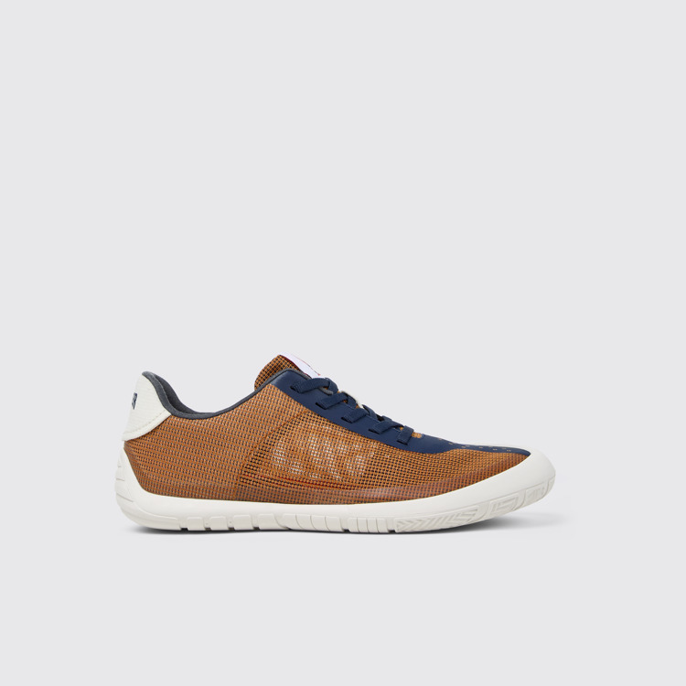 Side view of Camper x INEOS Britannia Multicolored Textile Sneakers for Women