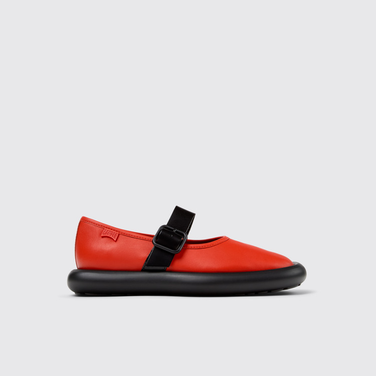 Onda Mary Jane en cuir rouge pour femme