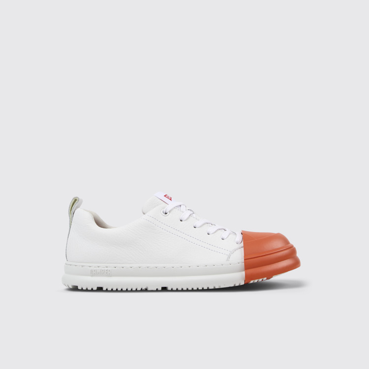 Junction Runner <B>White leather sneakers for women</b> translates to <b>Baskets blanches en cuir pour femme</b>