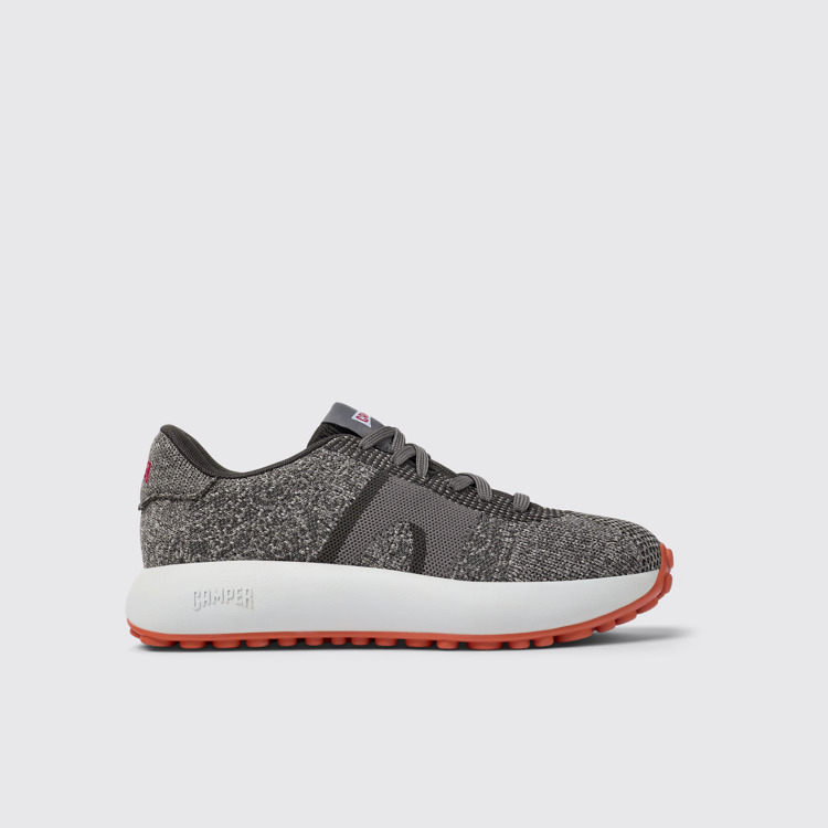 Side view of Pelotas Athens Gray Textile Sneaker for Women