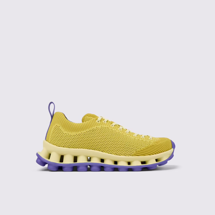 Camper x SUNNEI - PELOTISSIMA - K201776-007 - Yellow and Blue Textile Women's Sneakers.