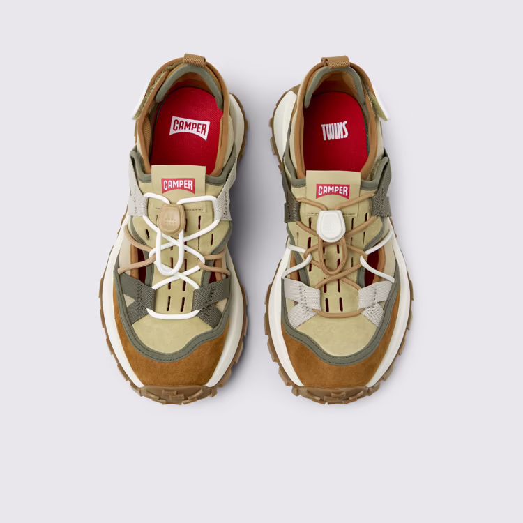 Twins - K201777-003 - Multicolor Recycled PET and Nubuck Sneakers for Women.