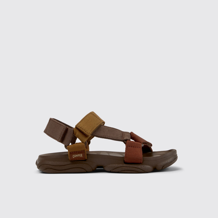 Karst Sandal Multicolor Recycled PET Sandals for Women. modelin yandan görünümü