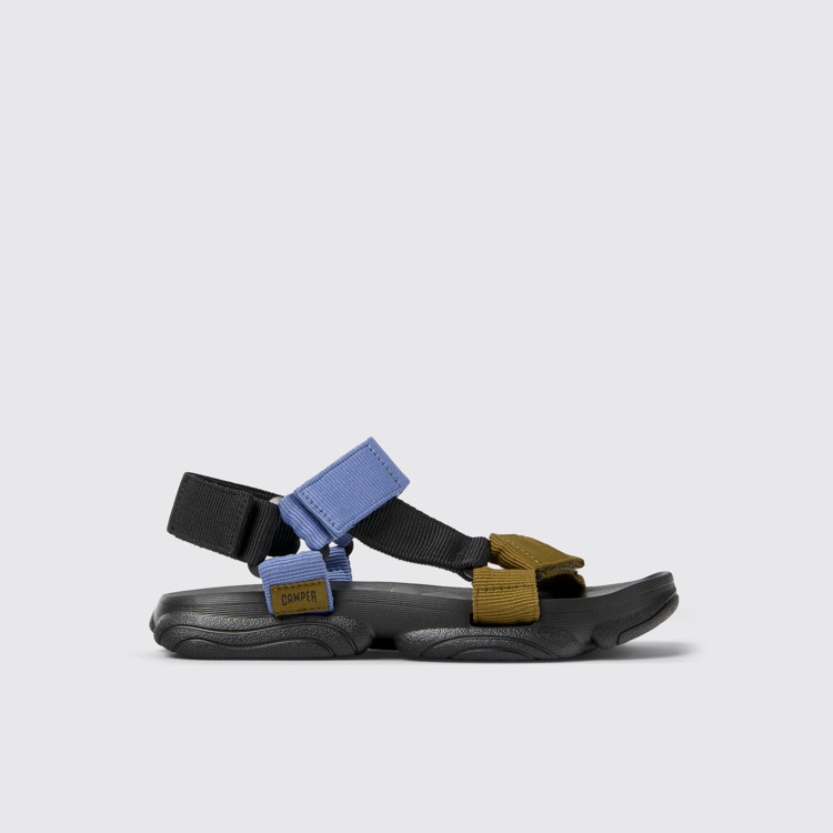 Side view of Karst Sandal Multicolor Recycled PET Sandals for Women.