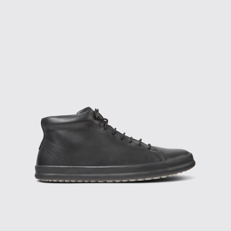 Side view of Chasis Black ankle boot for men