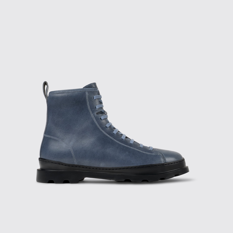 Side view of Brutus Medium lace boot for men