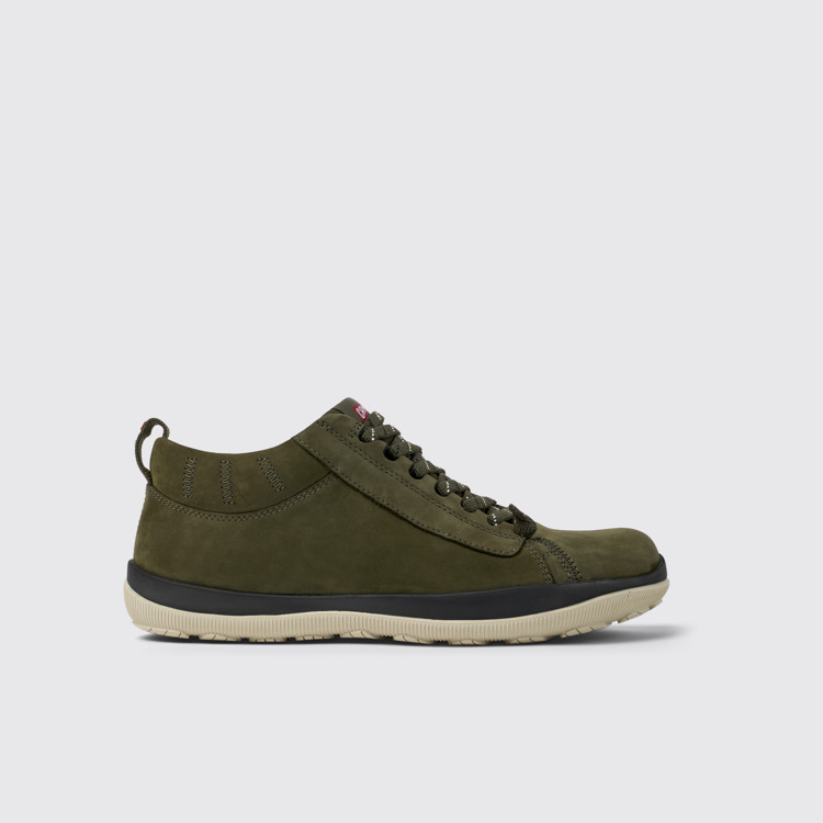 Peu Pista Chaussures en nubuck vert pour homme