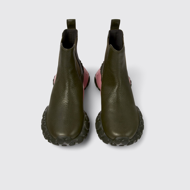 Pelotas Mars Bottines en cuir responsable vert