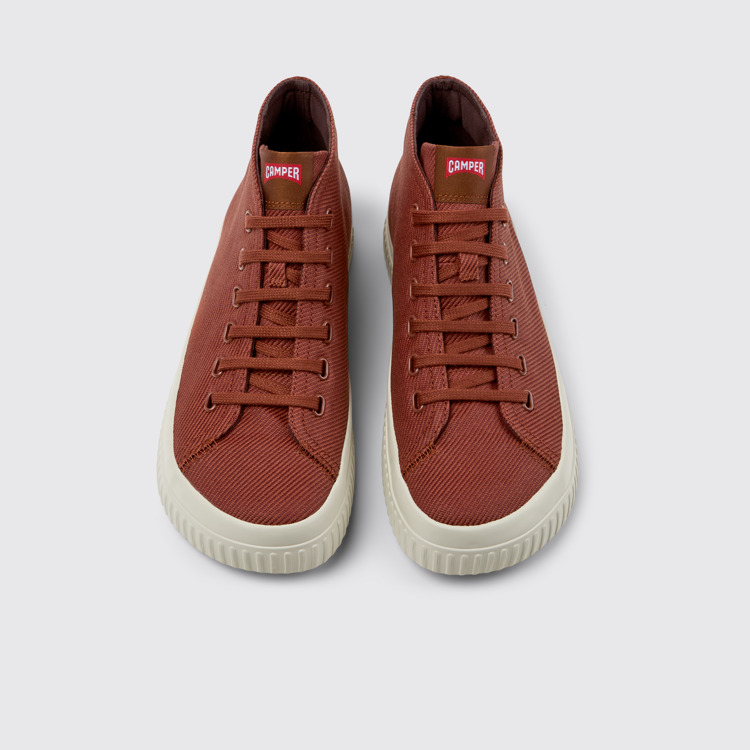 Peu Roda Sneakers rojas recicladas de algodón para hombre