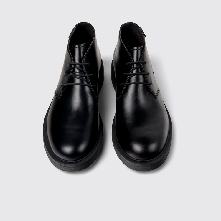 Dean Bottines en cuir noir pour homme