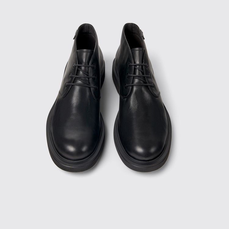 Norman Bottines en cuir noir pour homme