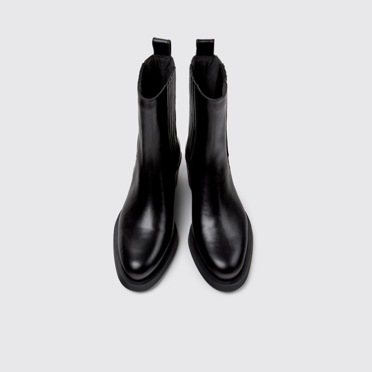 Bonnie Botas de piel negras para mujer