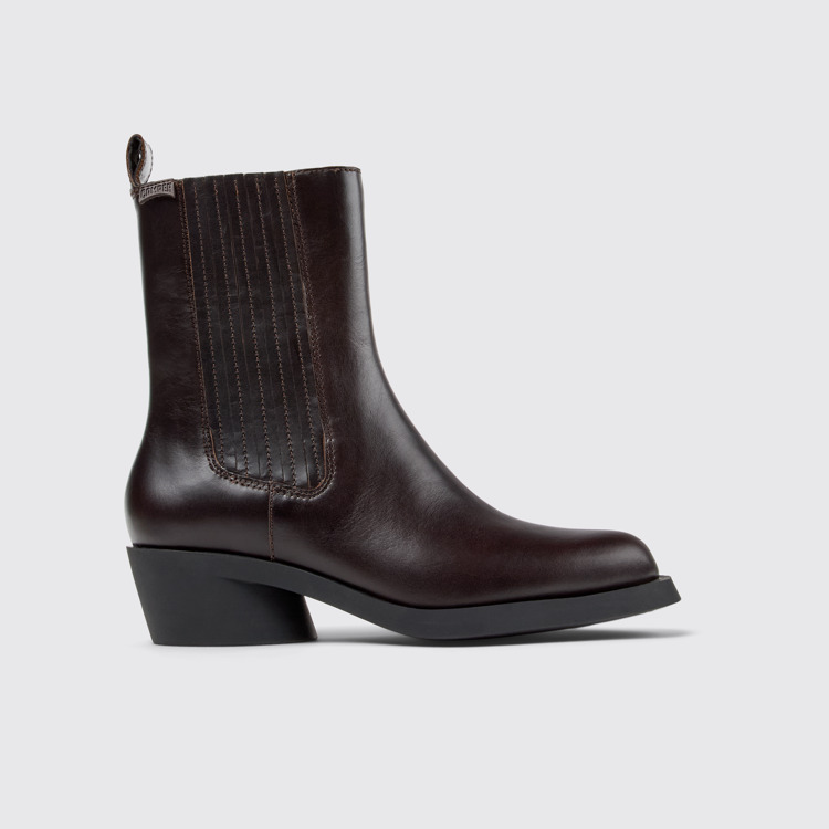 Bonnie <b>Bottes en cuir marron pour femme</b>