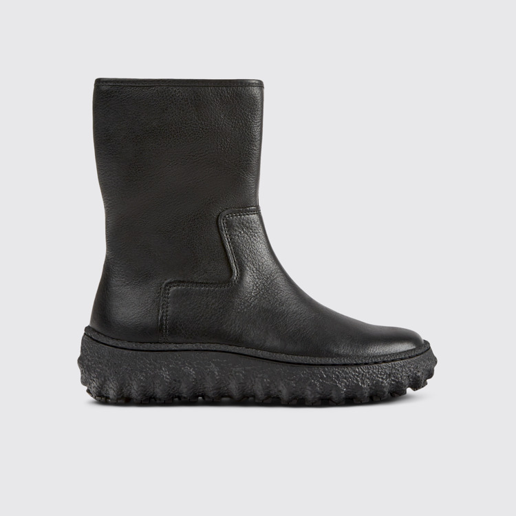 Ground Bottes en cuir noir pour femme