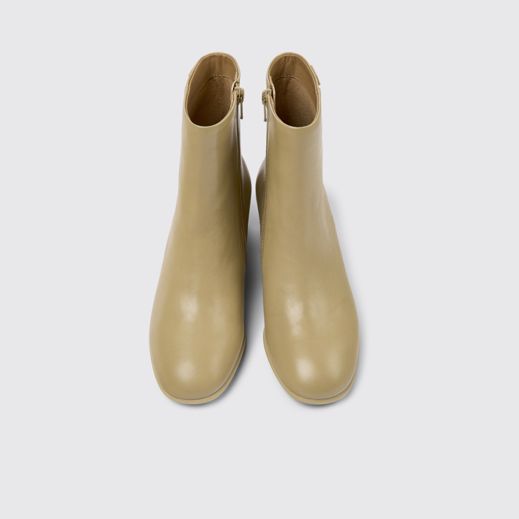 Katie Bottines en cuir beige pour femme