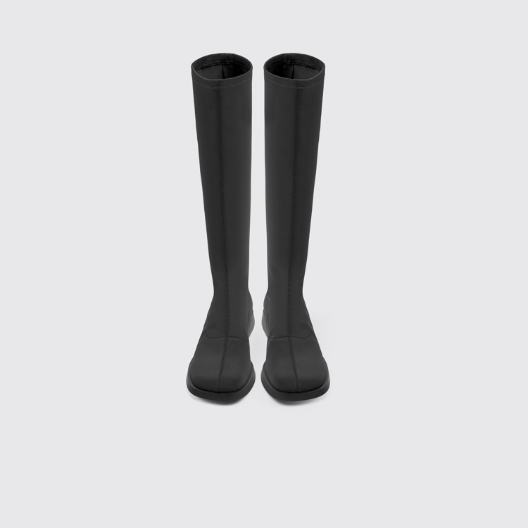 Overhead view of Dana Black boots for women