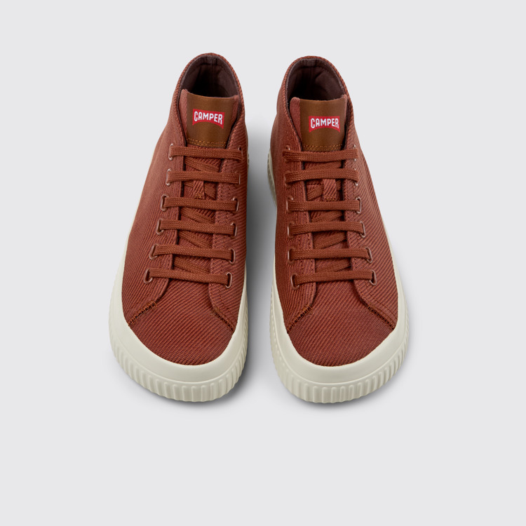 Peu Roda Sneakers deportivas rojas de algodón reciclado para mujer