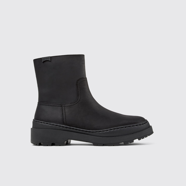 Brutus Trek Bottes en nubuck noir pour femme