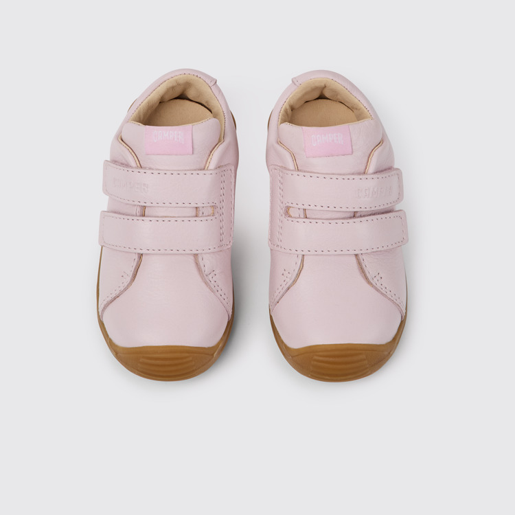 Dadda Sneakers rosas de piel para niños