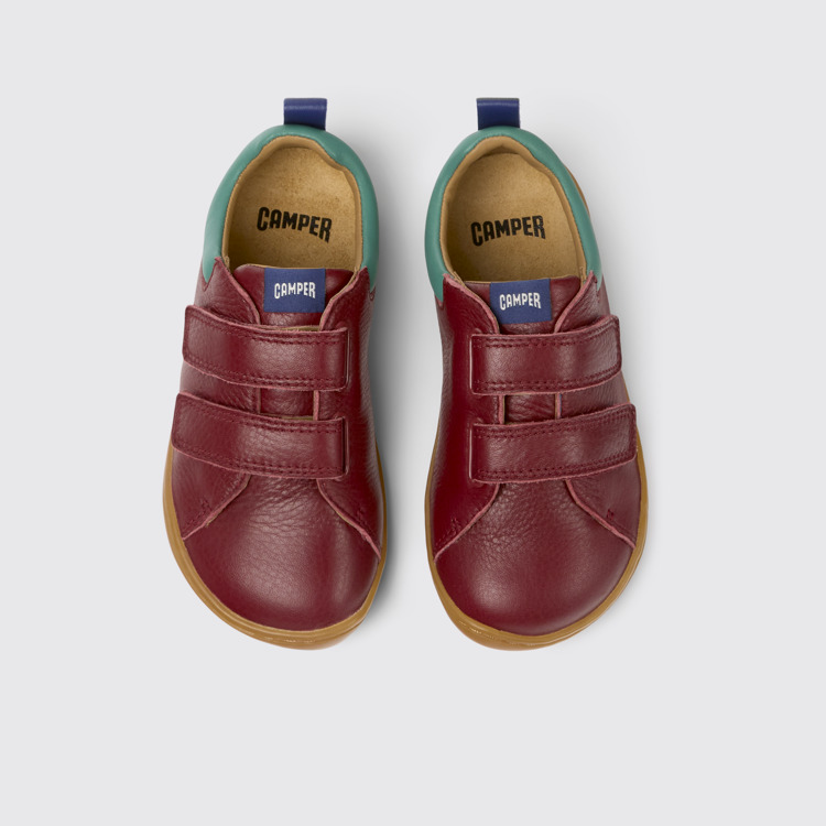 Overhead view of Peu Multicolored leather shoes