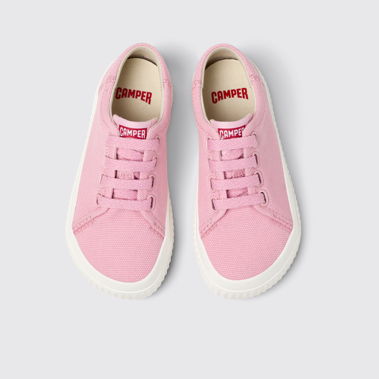 Peu Roda Sneaker de tejido rosa