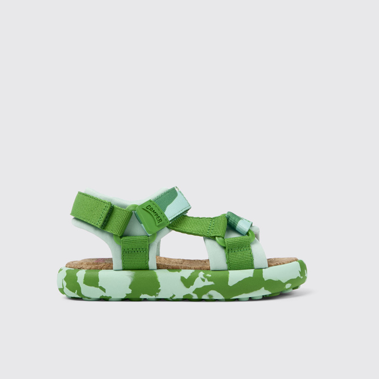 Side view of Pelotas Flota Multicolored Textile Sandal