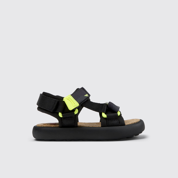 Side view of Pelotas Flota Multicolor Recycled PET Sandals for Kids.